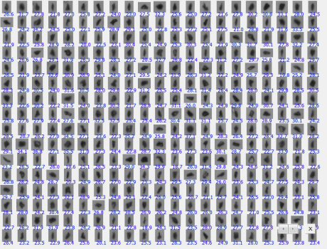 very fine grit particles